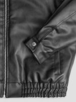 کاپشن چرم مات-04230040 - Image 3