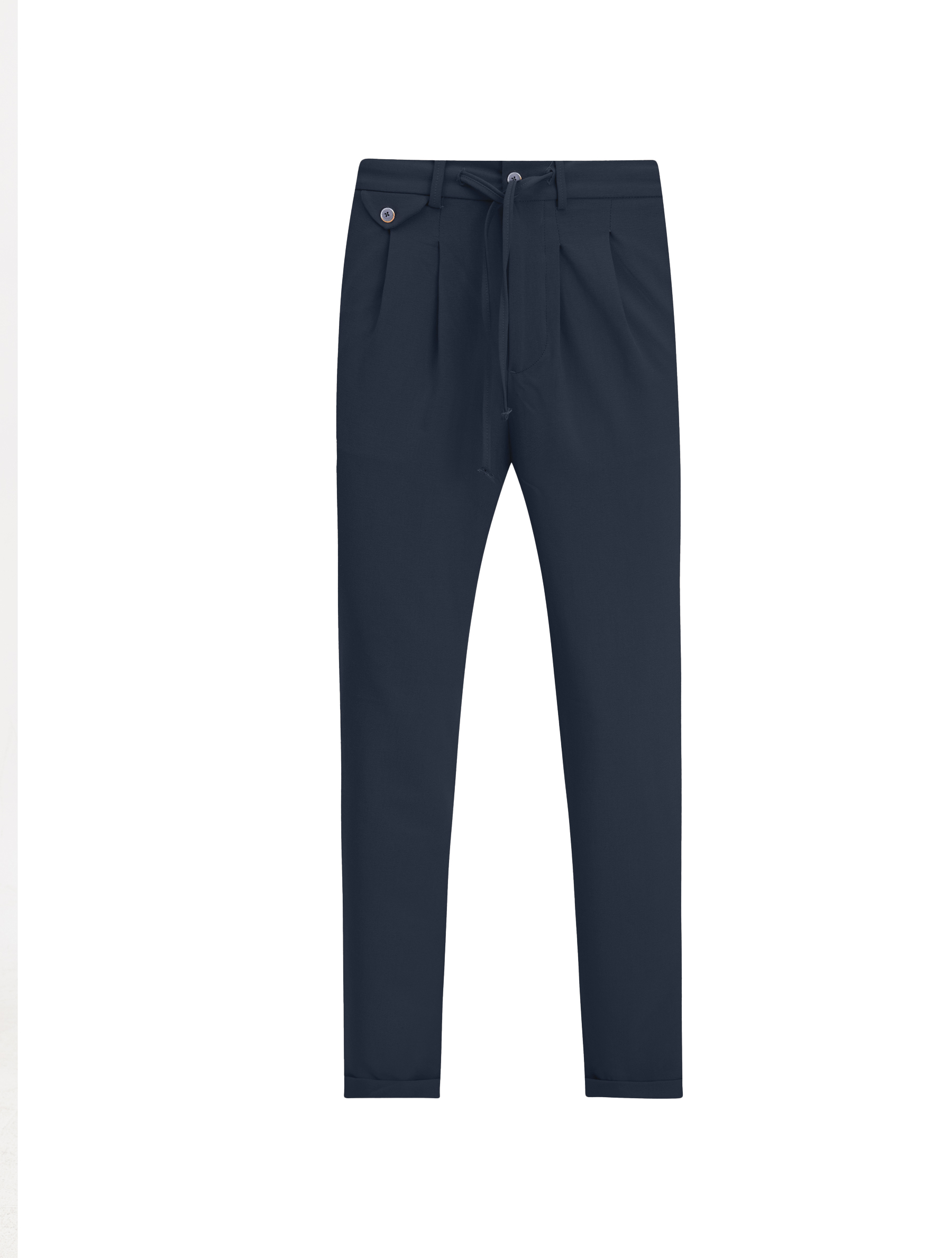 pants-beziaq-navy-1042120201-01 شلوار پارچه ایی بگ فیت-1042120201 - Image 1