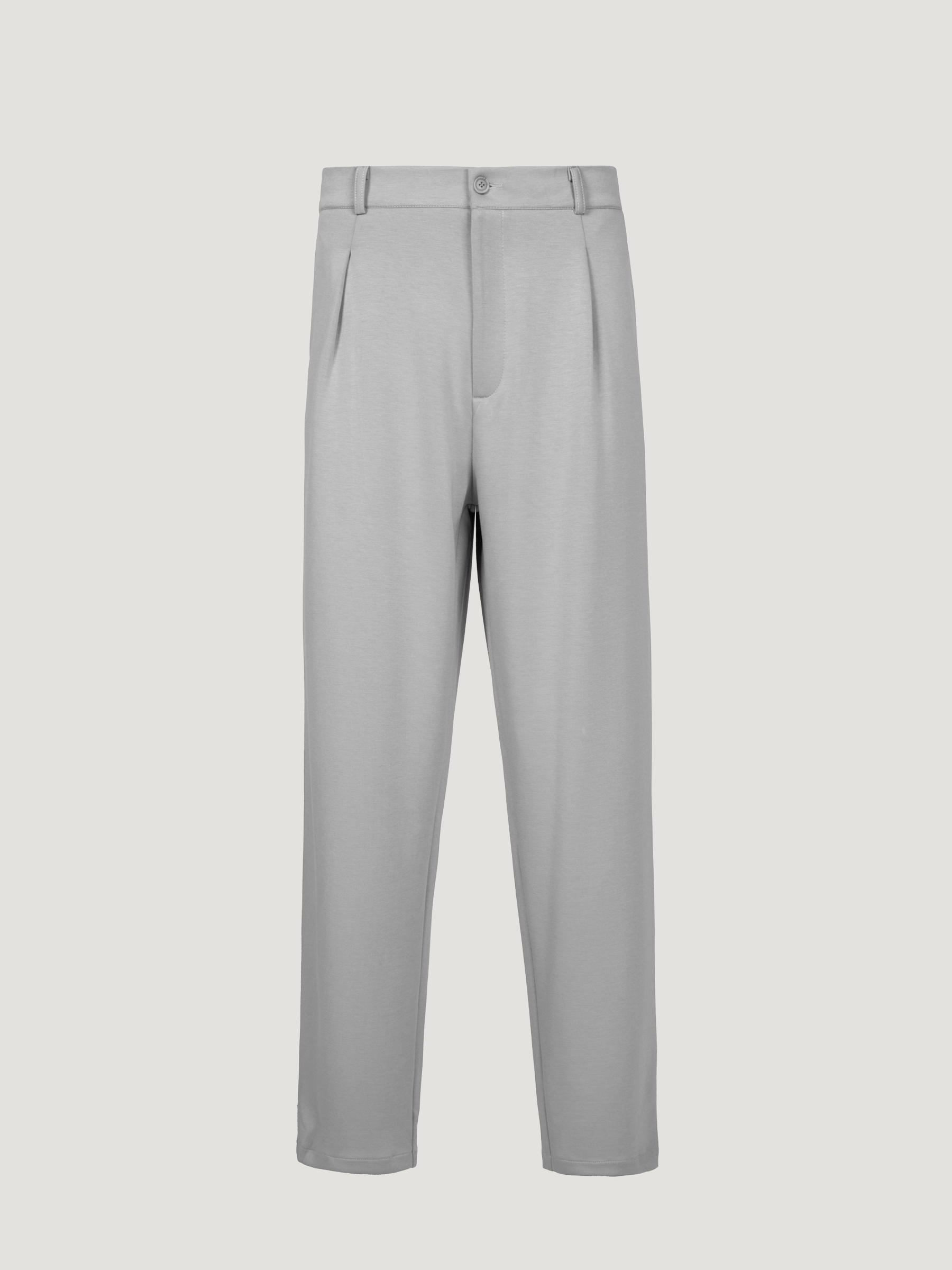 pants- oysho-gray-04203059-01 شلوار پارچه ای اویشو-04203059 - Image 1