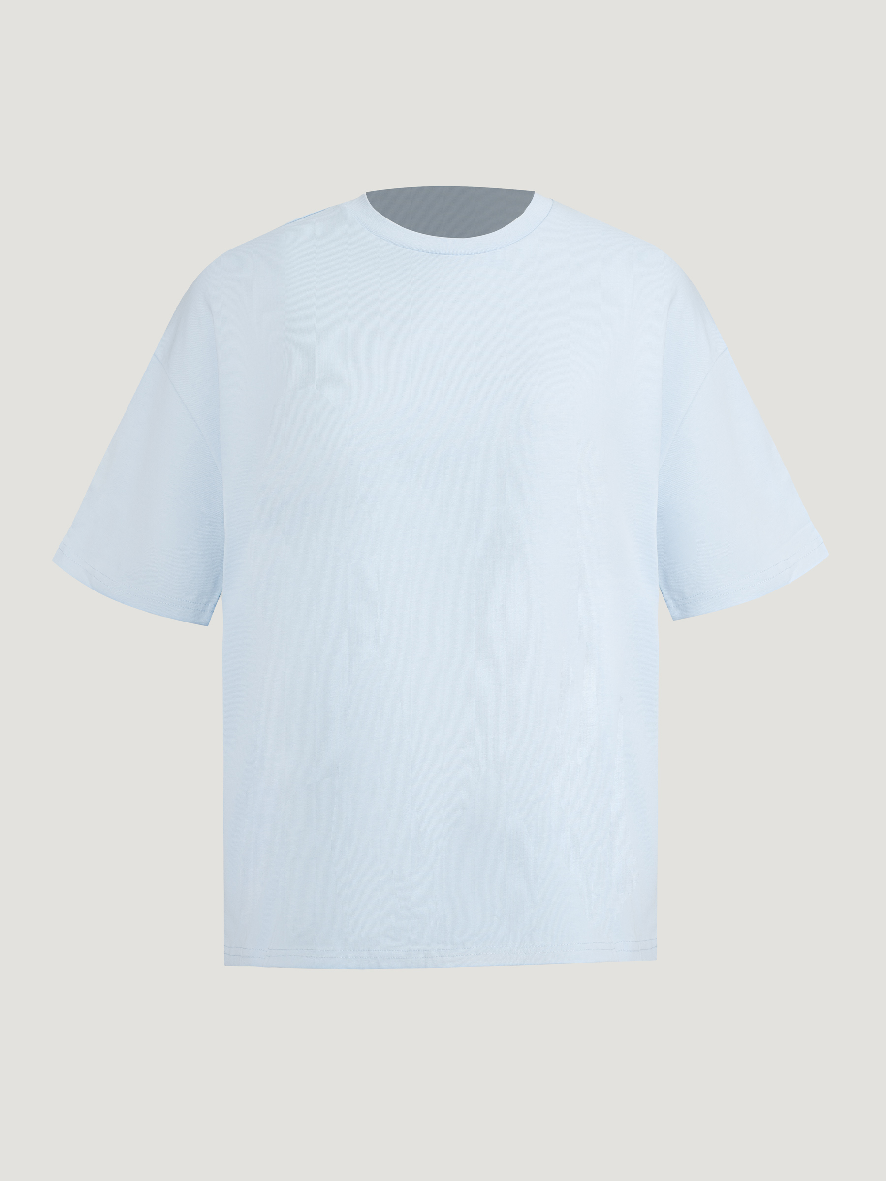 t-shirt-basic-blue-05171313-01 تیشرت باکسی ساده-05171313 - Image 1